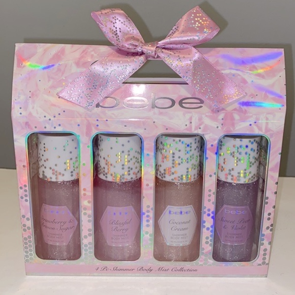 bebe 4 PC Body Shimmer Collection